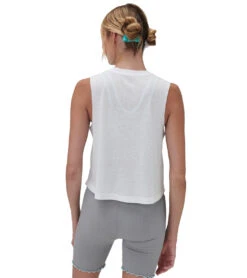 Spiritual Gangster Sunshine On My Mind Crop Tank -Everyday Yoga 7097084706859 stone 3a