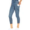Balance Collection Eclipse Capri Midnight Blue Mini Stripe -Everyday Yoga 7097406619691 midnightblueministripe 2a