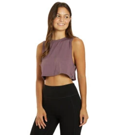 Marika Xena Tank Black Plum -Everyday Yoga 7097406947371 blackplum 4a
