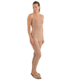 Thrive Societe Twist Back Onesie Heather Latte