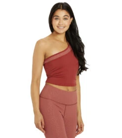 Thrive Societe One Shoulder Tank Cowhide