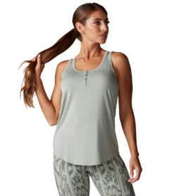 Tavi Classic Henley Tank Cactus -Everyday Yoga 7132311519275 cactus